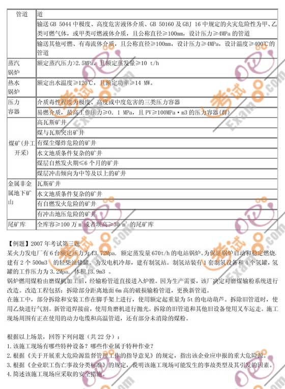 2010年安全工程師《案例分析》高分講義(5)