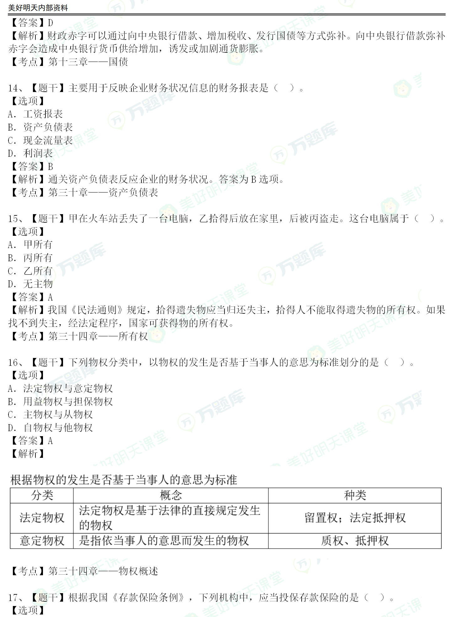 2020年經濟師中級經濟基礎真題答案老師版[21日下午]