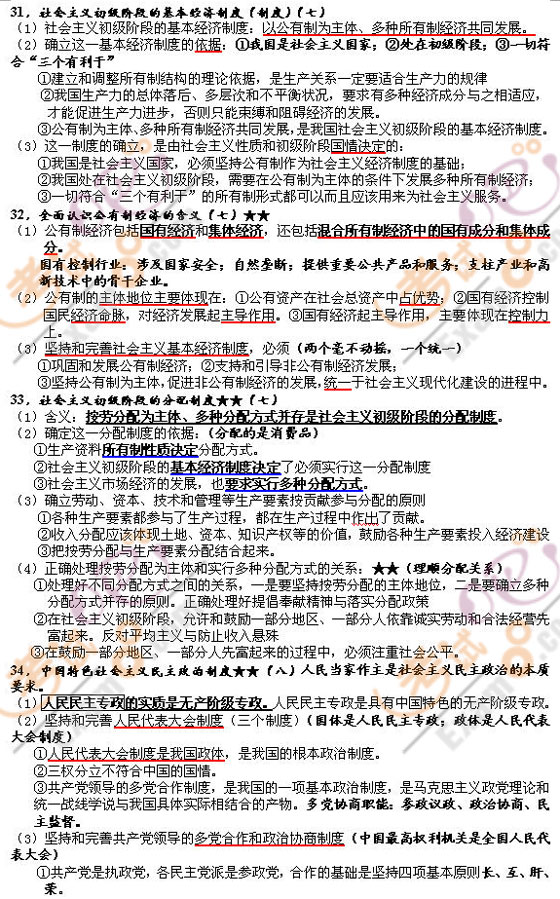 考研政治：鄧論和“三個代表”重要思想核心考點