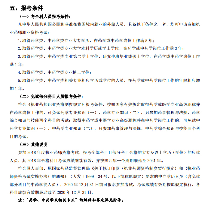 山西省2019年執(zhí)業(yè)藥師考試報(bào)考條件已公布
