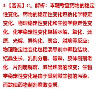 2022執(zhí)業(yè)藥師考試《藥一》真題及答案(網(wǎng)友版1)