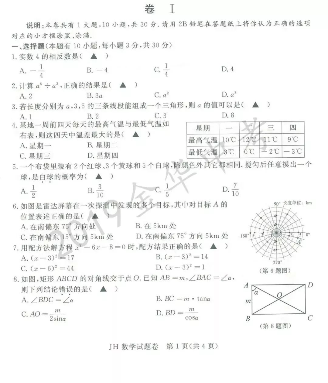 2019㽭ˮп(sh)W(xu)}ѹ