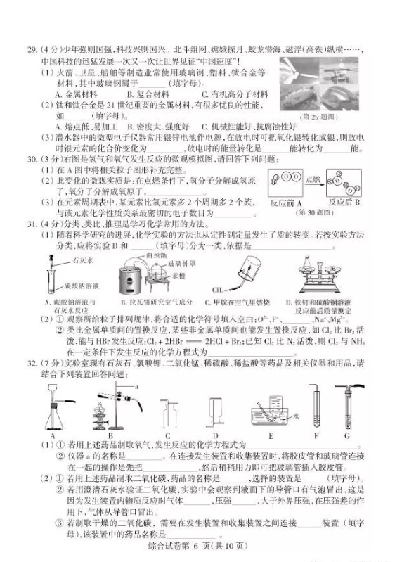 2019年黑龍江哈爾濱中考物理真題已公布
